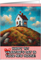 First Valentine New Home card