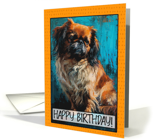Happy Birthday Chinese Zodiak Year of the Dog card (1822626)