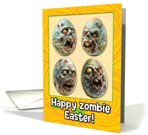 Happy Easter Zombie Eggs card (1823308)