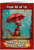 From Group Happy Year of the Dragon Coin Rain Dragon card