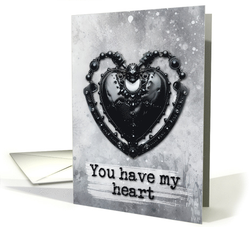 Dark Goth Heart card (1824992)