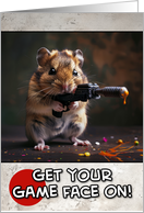 Bachelor Party Paintball Invite Hamster card
