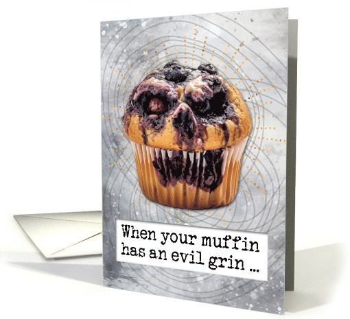Halloween Zombie Muffin card (1826242)