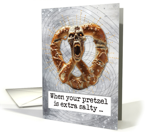 Halloween Zombie Pretzel card (1826268)