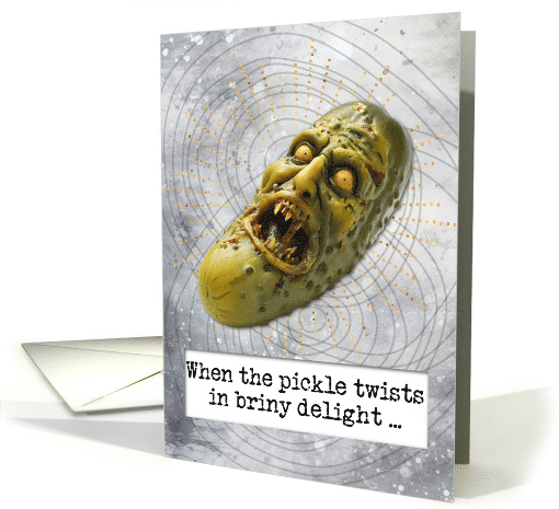 Halloween Zombie Pickle card (1826272)