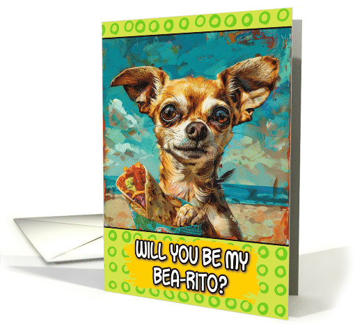 Cinco de Mayo Chihuahua with Burrito card (1826410)