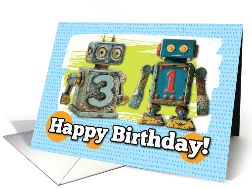 31 Years Old Happy Birthday Robots card (1827888)