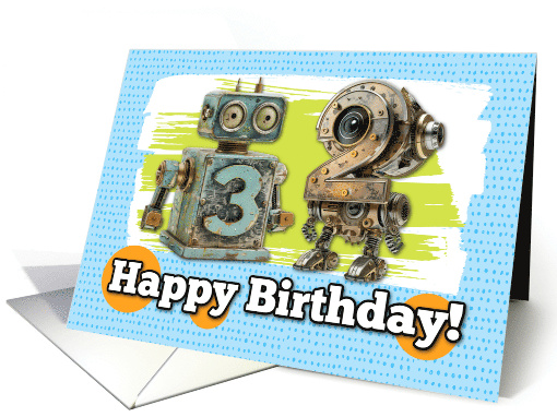 32 Years Old Happy Birthday Robots card (1827890)