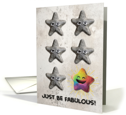 Happy Pride Fabulous Rainbow Star card (1828726)