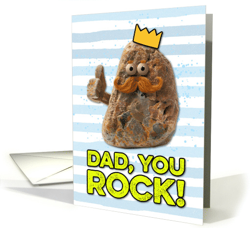 Dad Father's Day Rock card (1829798)