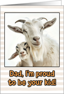 Father’s Day Goat and Kid card