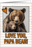 Father’s Day Papa Bear card