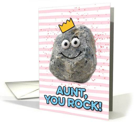 Aunt Mother's Day Rock card (1829854)