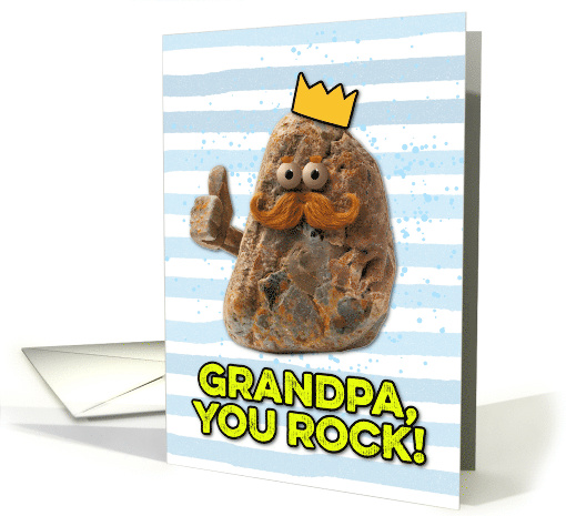Grandpa Father's Day Rock card (1829856)
