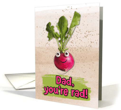 Dad Father's Day Radish card (1829870)