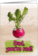 Dad Father’s Day Radish card