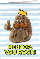 Mentor Father’s Day Rock card