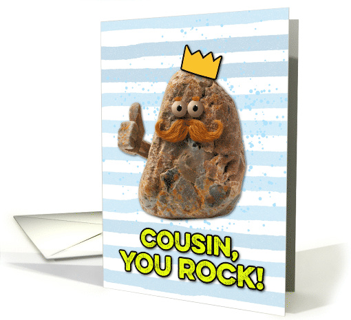 Cousin Father's Day Rock card (1830156)