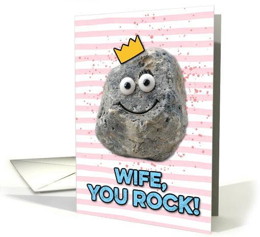 Wife Mother's Day Rock card (1830374)
