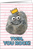 Twin Mother’s Day Rock card