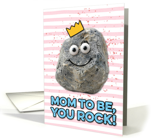 Mom to Be Mother's Day Rock card (1830384)