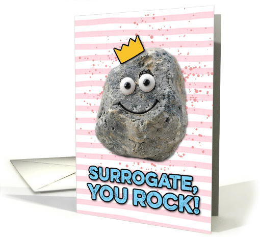 Surrogate Mother's Day Rock card (1830398)
