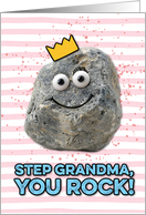 Step Grandma Mother’s Day Rock card