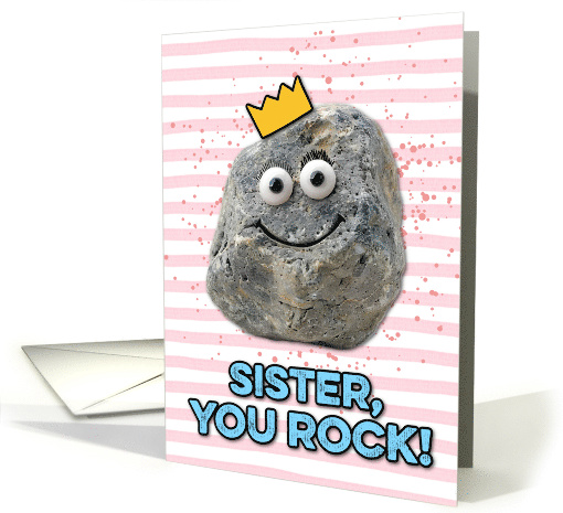 Sister Mother's Day Rock card (1830416)