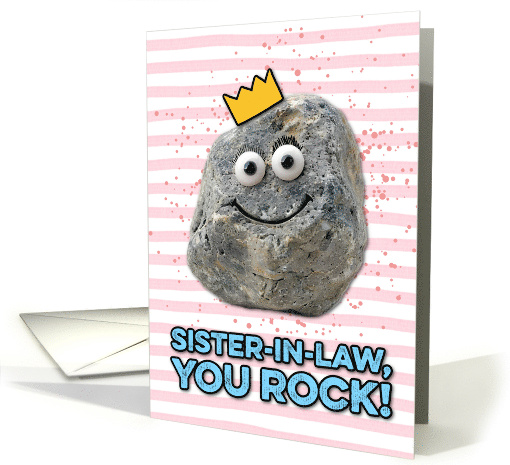 Sister in Law Mother's Day Rock card (1830418)