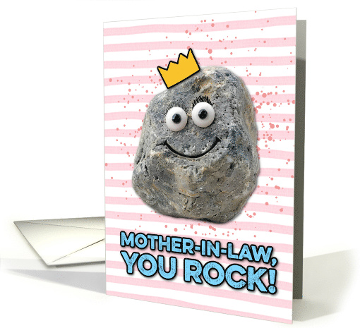 Mother in Law Mother's Day Rock card (1830434)