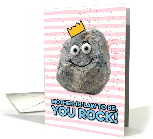 Mother in Law to Be Mother's Day Rock card (1830436)