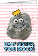 Half Sister Mother’s Day Rock card