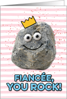 Fiancee Mother’s Day Rock card