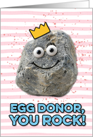 Egg Donor Mother’s Day Rock card