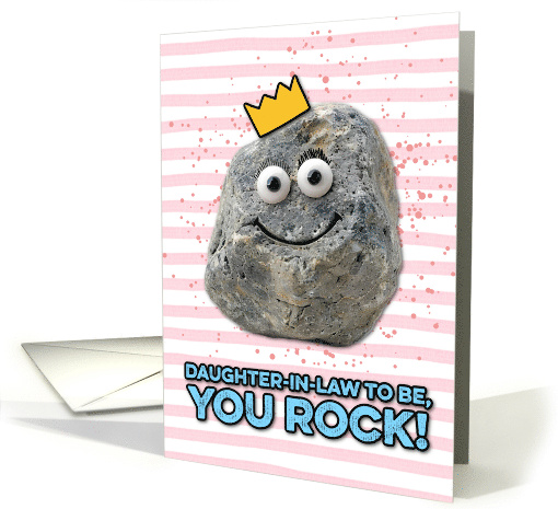 Daughter in Law to Be Mother's Day Rock card (1830540)