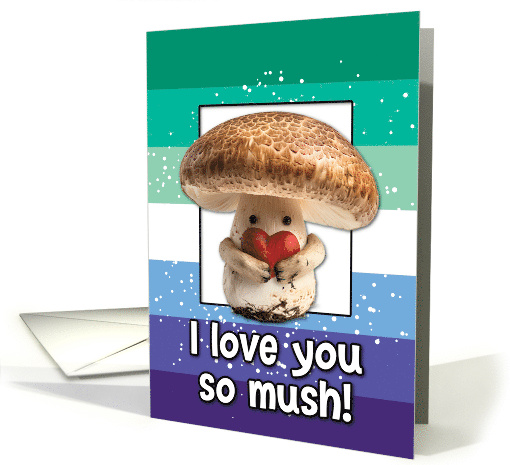 Happy Pride LGBTQIA Gay Mushroom card (1831564)