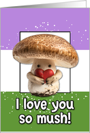 Happy Pride LGBTQIA Genderqueer Mushroom card