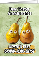 Foster Grandparents Grandparents Day Pears card