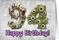 94 Years Old Happy Birthday Zombie Monsters card