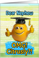 Nephew Congratulations Graduation Lemon card