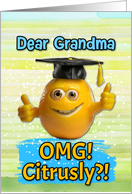 Grandma Congratulations Graduation Lemon card