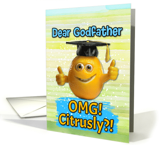 Godfather Congratulations Graduation Lemon card (1834100)