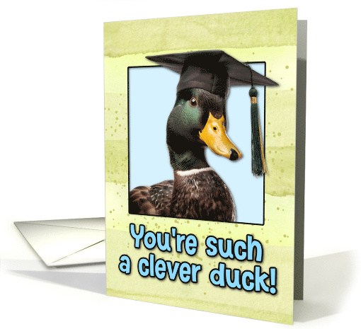 Congratulations Graduation Clever Duck card (1834324)