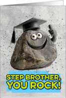 Step Brother Congratulations Graduation You Rock card