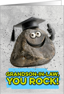 Grandson in Law Congratulations Graduation You Rock card