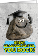 Great Granddaughter Congratulations Graduation You Rock card