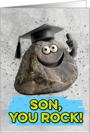 Son Congratulations Graduation You Rock card