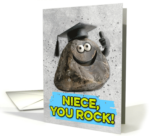 Niece Congratulations Graduation You Rock card (1834506)