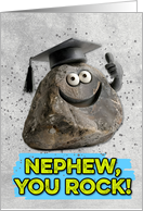 Nephew Congratulations Graduation You Rock card