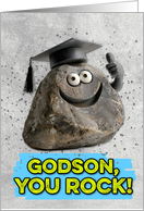 Godson Congratulations Graduation You Rock card